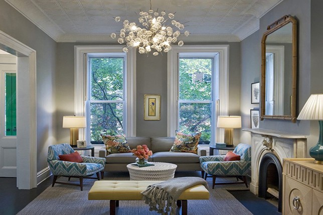 Modern Home Interior Colors : Interior Modern Living Grey Beautiful ...