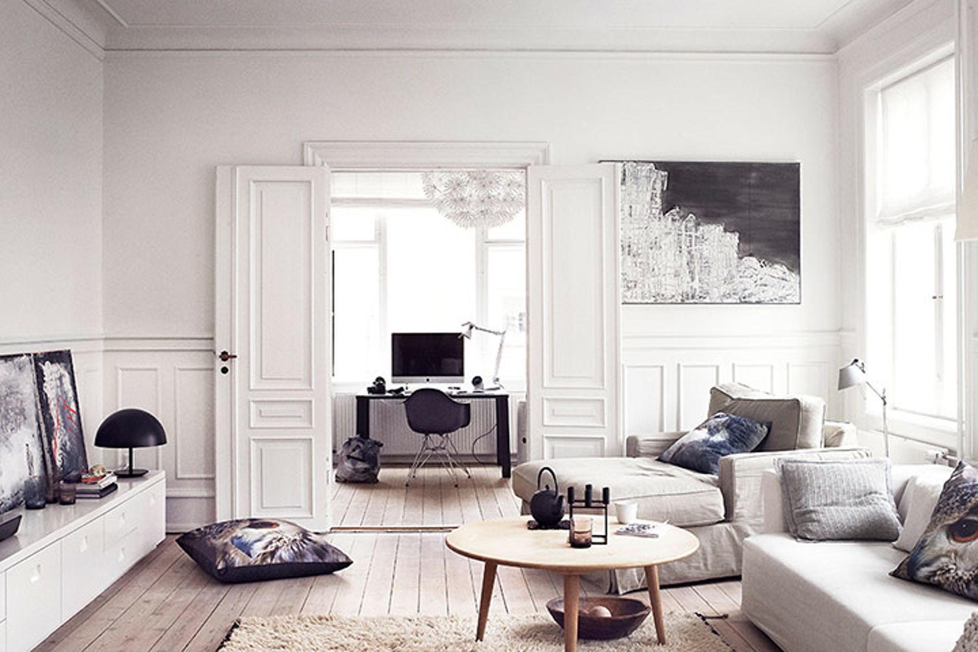 Scandinavian Interiors Design. 