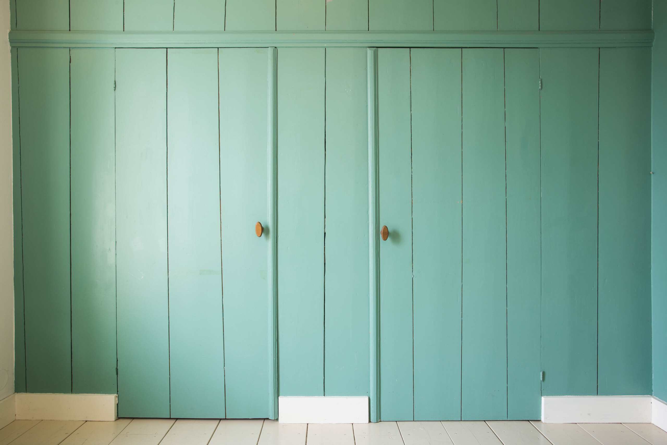 colorful closet doors