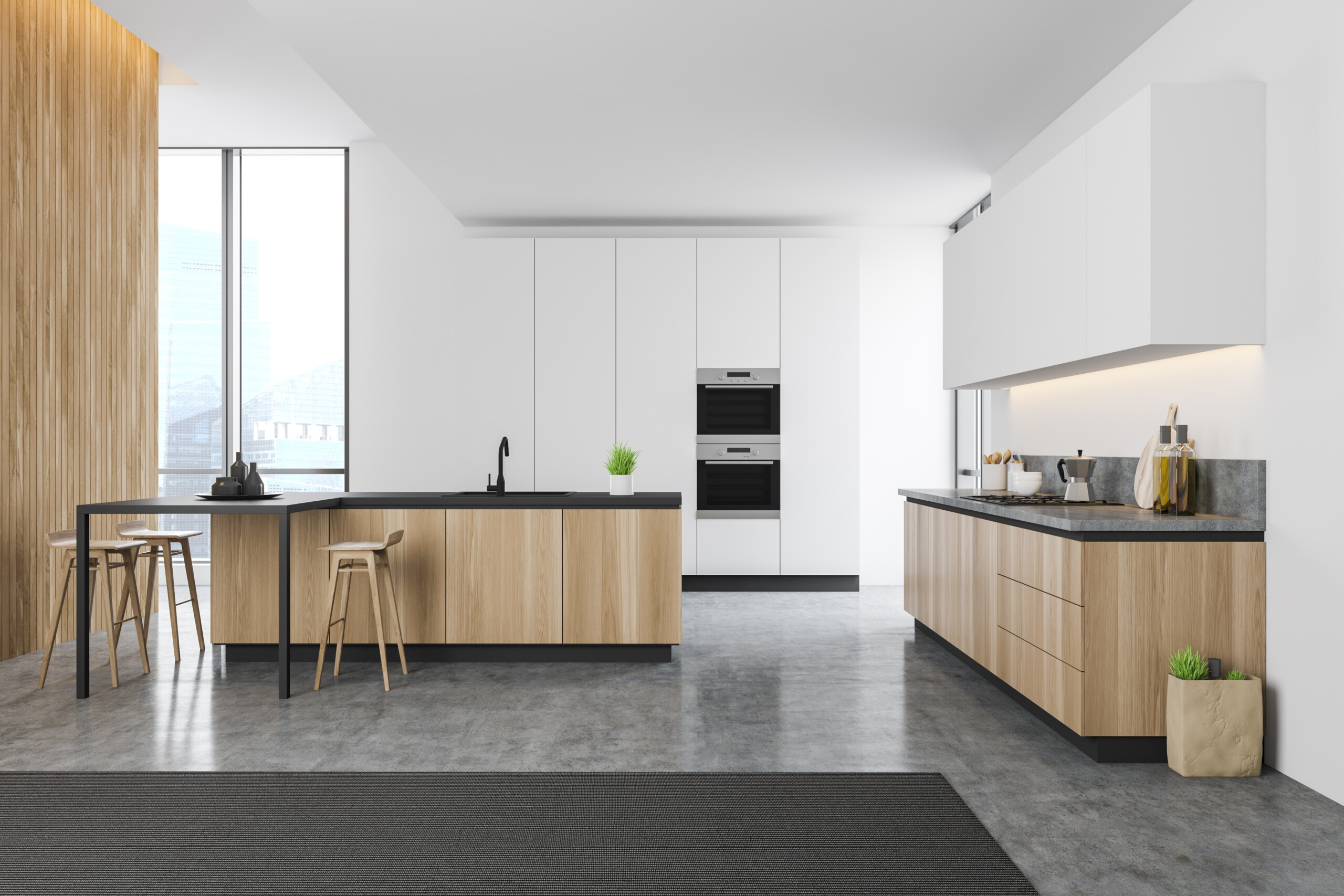 kitchen floor design idea uk