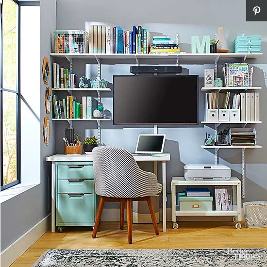 78 Cool And Thoughtful Home Office Storage Ideas - DigsDigs