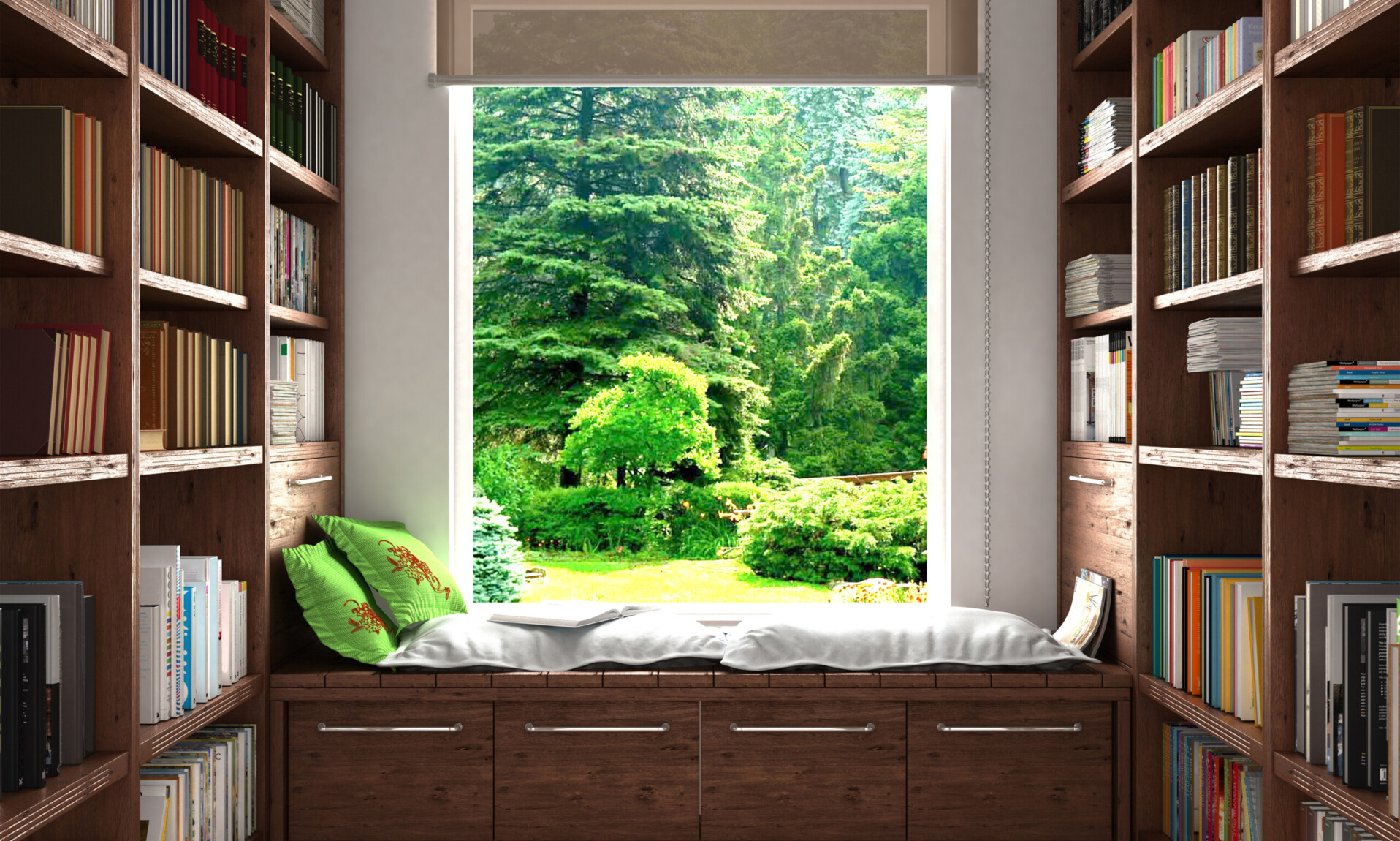 Large Window In Home Library Scaled 1916x1150 