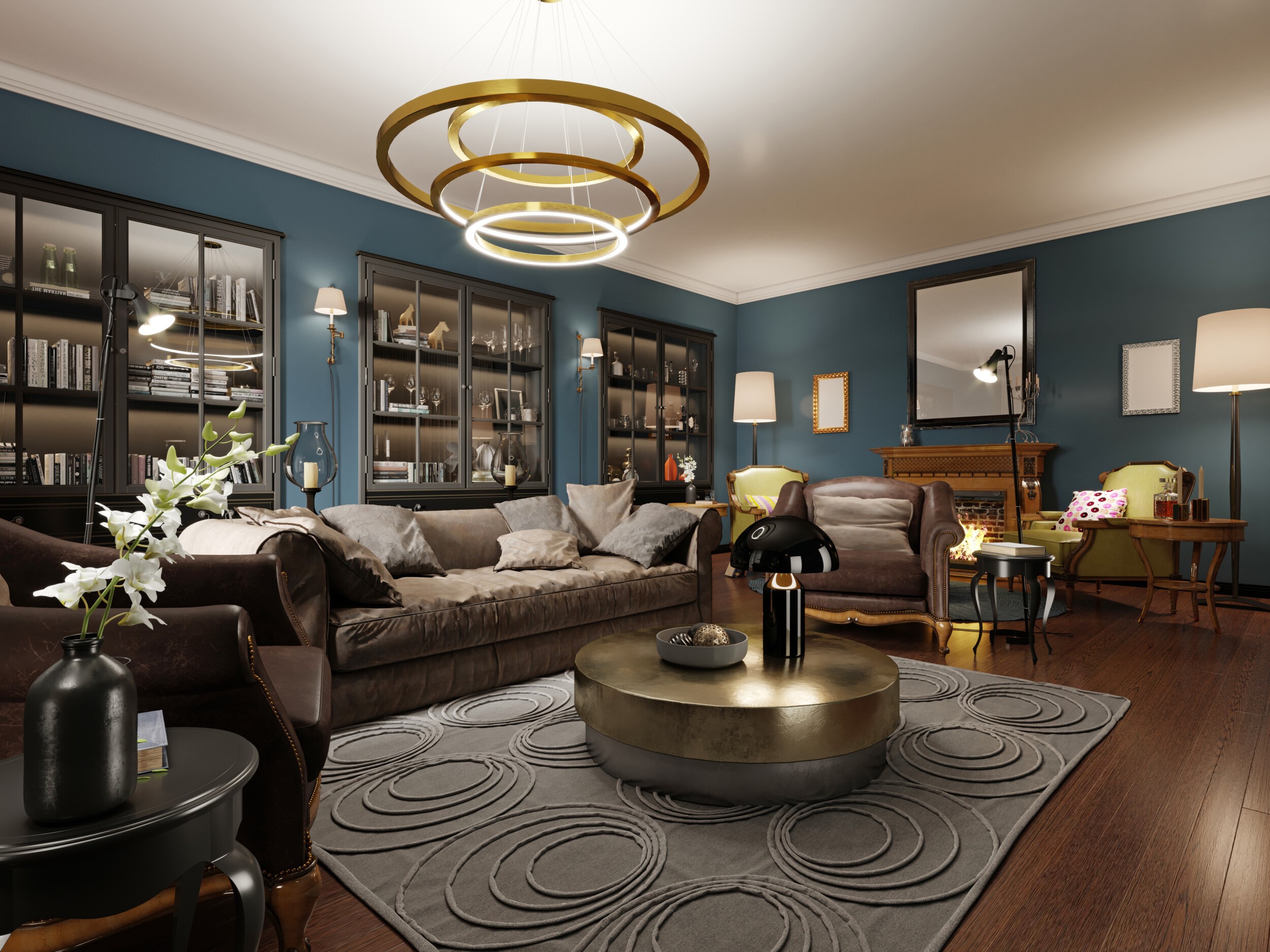 regency style living room ideas