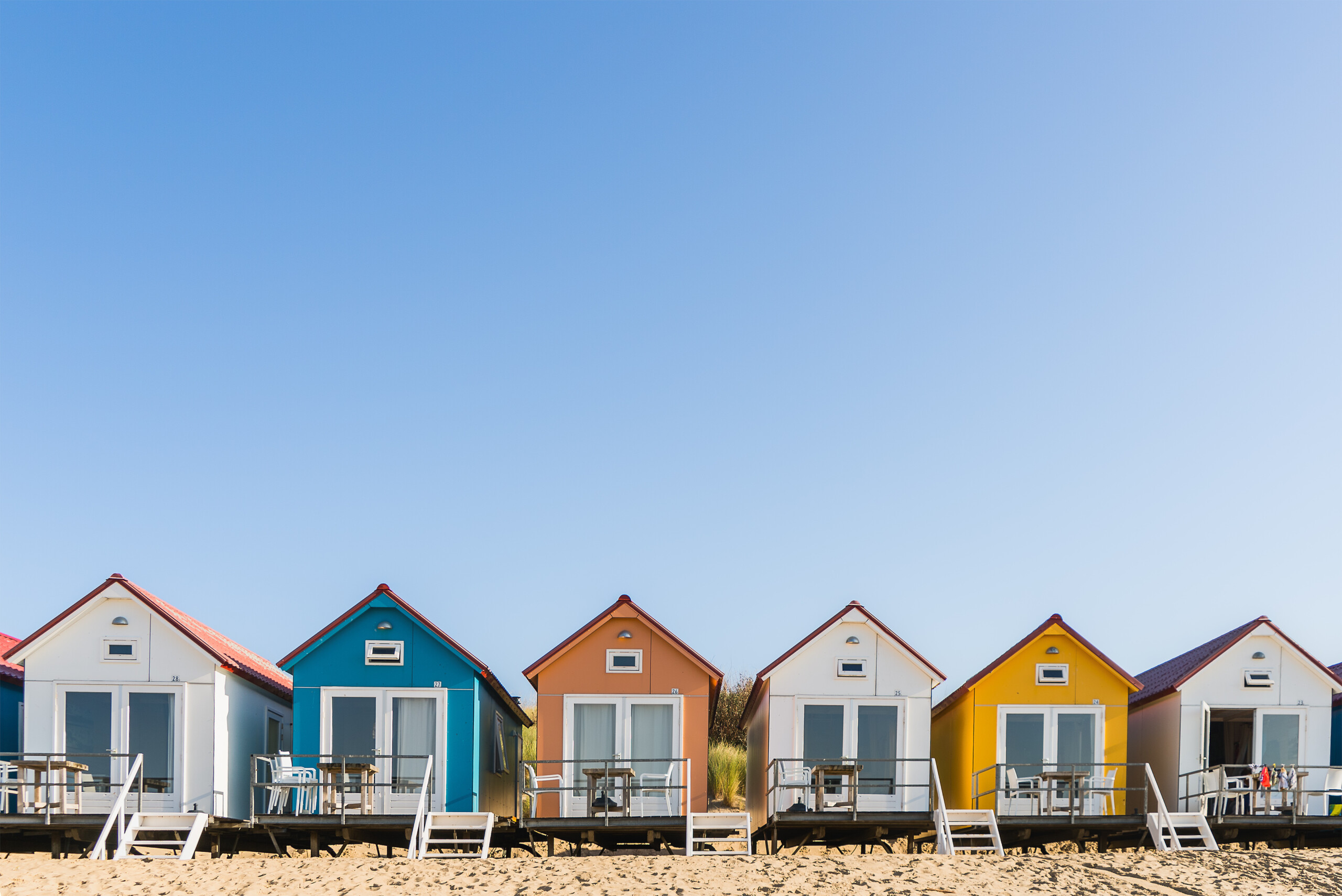 beach houses on the beach