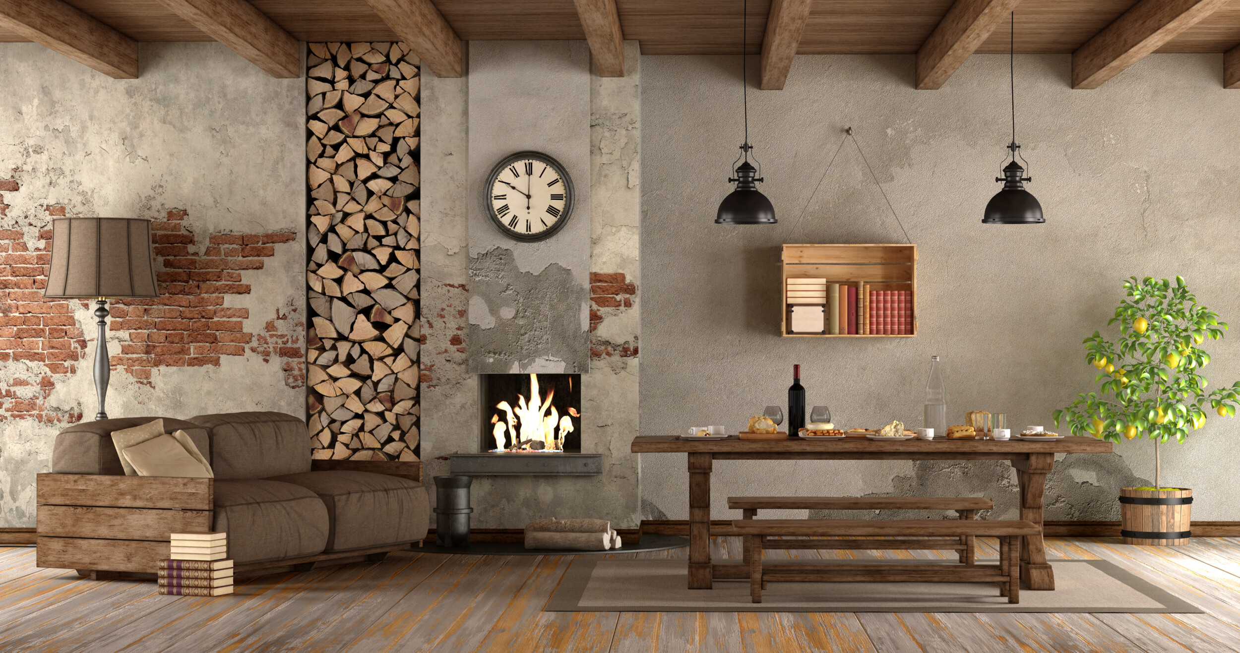 Ways To Design A Rustic Industrial Living Room D Cor Aid